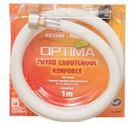 Tuyau Flexible De Gaz Caoutchouc 1m Optima Butane Propane - 10 Ans