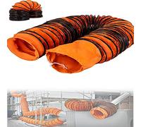 Tuyau flexible de ventilation, Tuyau de ventilation en PVC avec corde, anneau en D for Ventilation, diamètre 15-60cm, longueur 5m 10m(5m,25CM)