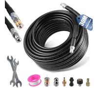 Tuyau flexible déboucheur canalisation professionnel 30m 400 bar - Pour nettoyeur haute pression Karcher K2-K7