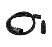 Tuyau flexible d'extraction de poussière de 1 m et adaptateur pour outils électriques Karcher Kit d'aspiration pour un retrait efficace des débris Manœuvrage facile Plastique noir Compatible avec buse