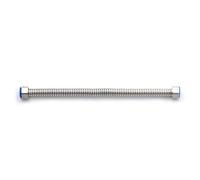 Tuyau flexible en acier inoxydable G1/2" métal ondulé, connecteur de chauffe-eau, tuyau plomberie extensible(30CM)