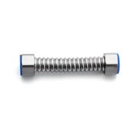 Tuyau flexible en acier inoxydable G1/2" métal ondulé, connecteur de chauffe-eau, tuyau plomberie extensible(10CM)