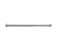 Tuyau flexible en acier inoxydable G1/2" métal ondulé, connecteur de chauffe-eau, tuyau plomberie extensible(40CM)