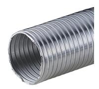 Tuyau Flexible en Aluminium 2,60 m - Flex Ø 110 mm - Tube Résistant à la Chaleur AF