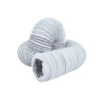Tuyau Flexible En Aluminium De 4 À 8 Pouces, For Conduit En Ligne, Extracteur D'échappement, Tuyau De Ventilation, Sortie D'air, 5M 10M(10m (100mm))
