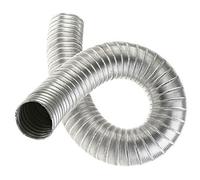 Tuyau flexible en aluminium de 70 mm de long - 2,5 m de long - Tuyau flexible pour conduit d'air - AL70 mm
