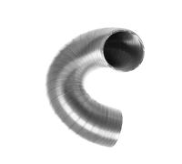 Tuyau flexible en aluminium - Diamètre : 100 mm - Longueur : 1,5 m