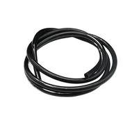 Tuyau Flexible en caoutchouc de Silicone noir de qualité alimentaire, 1M, ID 0.5 1 2 3 4 5 6 7 8 9 10 12 14 16 18 20 25 32mm, Tube Flexible non toxique(ID 0.5mm x 1mm OD)