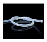 Tuyau flexible en caoutchouc de silicone transparent, 5 m, 2 mm, diamètre intérieur, 1 pièce(2 * 6mm)