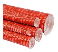 Tuyau flexible en caoutchouc silicone renforcé par un fil d'acier - Longueur de 2 à 4 m (6,5 à 13 pi), 1 pièce(L4mx60mm)