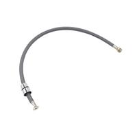 Tuyau flexible en nylon tressé for robinet de cuisine, 50/60/150 cm, F1/2 M15 x 1, noir et gris, extractible(60cm Gray)