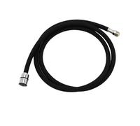 Tuyau flexible en nylon tressé for robinet de cuisine, 50/60/150 cm, F1/2 M15 x 1, noir et gris, extractible(150cm Black)