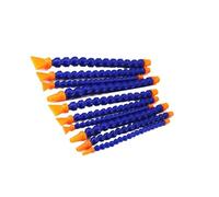 Tuyau Flexible en plastique for refroidissement de l'eau, 400mm, 500mm, 600mm, 1/4, 3/8, 1/2, buse ronde et plate, for tour CNC, 10 pièces(600mm Flat,3-8 No Switch 10pcs)