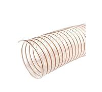 Tuyau flexible en polyuréthane PU, Conduit d'air en polyuréthane PU, for la collecte des poussières de travail du bois(80mm/0.93mm)