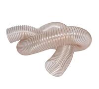 Tuyau flexible en polyuréthane PU, Tuyau flexible de dépoussiérage en polyuréthane transparent, épaisseur de paroi: 0,63mm(2m,ID 80MM)