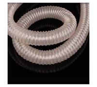 Tuyau flexible en polyuréthane transparent for le dépoussiérage, renforcé en spirale, en fil d'acier, for conduit d'air et aspiration d'air(Dia-105mm (4.1 Inch))
