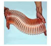 Tuyau flexible en PU for ventilateur d'extraction, diamètre 25-400 mm, épaisseur de paroi 1,5 mm, haute transparence, résistant à l'usure(L 6.5ft/2m,Dia 1"/25MM)
