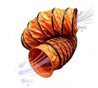 Tuyau flexible en PVC, conduits de ventilation pour Usine, bâtiments résidentiels et systèmes de ventilation des greniers(3m,600mm)