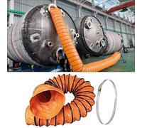 Tuyau flexible en PVC pour solutions de ventilation, d'échappement et conduits dans les garages et les ateliers