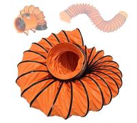 Tuyau flexible en PVC pour ventilateurs d'échappement, souffleurs de bateau et conduit de ventilation réglable de 200 m avec idéal pour la gestion du flux d'air