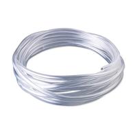Tuyau flexible en PVC transparent de 1 mètre, diamètre extérieur 20 mm/22 mm/24 mm, for aquarium, pompe, laboratoire et projets de bricolage.(24mm*19mm)