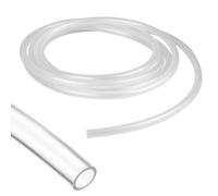 Tuyau flexible en silicone de 3 m, diamètre intérieur : 10 mm, diamètre intérieur : 10 mm, transparent, adapté à un usage alimentaire, pour transfert de pompe à eau, air et huile