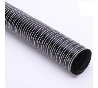 Tuyau flexible en silicone for refroidissement des freins, admission d'air par induction, longueur 1 mètre (3,3 pieds), noir(80mm)