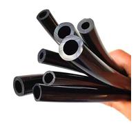 Tuyau Flexible En Silicone Noir De 1 M De Diamètre Intérieur (1 À 23 Mm) For Pompe À Air D'aquarium, Tuyau En Caoutchouc Souple Résistant À La Chaleur For Réservoir De Carburant Haute Pression(ID 23mm