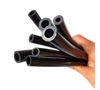Tuyau Flexible En Silicone Noir De 1M Tuyau En Caoutchouc Souple Résistant À La Chaleur for Réservoir De Carburant Haute Pression, Pompe À Air D'aquarium(Id 35mm od 41mm)