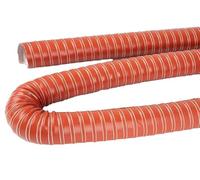 Tuyau flexible en silicone, tube de ventilation de 20 à 250 mm, tuyau d'aération haute température for admission, évacuation et ventilation de sécheuse(Red,180MM-2M)