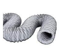 Tuyau flexible for conduits CVC - Longueurs de 2 m, 5 m, 10 m - Conduit en fibre de verre résistant aux hautes températures for la ventilation, l'échappement,(L2mx450mm)