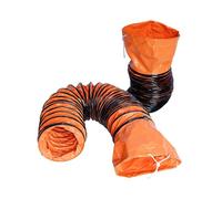 Tuyau flexible industriel en PVC de 32,8 pieds - Robuste, grand diamètre for ventilation d'usine, chantier de construction, ventilateur d'extraction de tunnel et de grenier(60x1000cm)