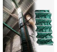 Tuyau Flexible Industriel pour hotte aspirante, 4 m, 380 mm de diamètre, Robuste et Pliable, pour Conduit d'évacuation d'air (3, 6, 10, 13 pi)