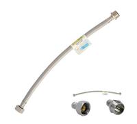 Tuyau Flexible Inox Mâle 3/8 - Femelle 1/2-300mm