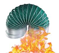 Tuyau flexible isolé résistant aux hautes températures - Conduits d'échappement pliables de 80 à 600 mm avec fil d'acier(L5mx310mm)