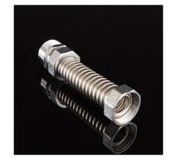 Tuyau flexible ondulé à connexion métallique, tuyau d'alimentation en eau chaude et froide en acier, raccords de tuyauterie en métal(DN15 l 1l2,50cm)