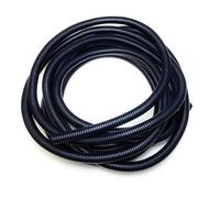 Tuyau flexible ondulé en polyéthylène noir non fendu 10 mm - 10 m