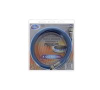 Tuyau flexible pour gaz naturel triple securite Vissinox a embouts mecaniques - 1,5 m