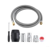 Tuyau flexible pour robinet de cuisine 150 cm | Kit pulvérisateur extractible flexible avec boule de poids pour GROHE 48293000 46174000 46092000 46592000 K4 pour k7 pour