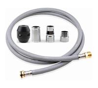 Tuyau flexible pour robinet de cuisine - PZCC - Grohe 48293000 - Nylon & métal - 50 pouces - Rétractable compatible Grohe K4/K7