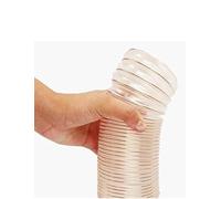Tuyau flexible transparent en PU, Tuyau de conduit en PU 3,28 pieds, 20 à 600 mm, for la collecte poussière et débris les conduits d'air(130mm)