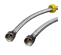 Tuyau Flexible Tressé Antidéflagrant For Plomberie, 30/50cm, 1/2 Pouces, Tuyau D'eau For Robinet, For Cuisine, Salle De Bains, Plomberie(100cm)