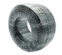 Tuyau Frigo Noir, 100 mètres de Tube de diamètre 1/4"/ 6.3mm, CESFONJER Réfrigérateur tuyau, pour réfrigérateur et Machine à Glace, systèmes d'eau à Osmose Inverse