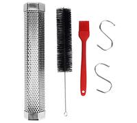 Tuyau Fumé en Acier Inoxydable 12 Pouces, Tube à Pellets pour Barbecue, Résistant et Longue Durée - Conception Hexagonale Anti - Roulis, Grande Capacité pour Fumage Parfait