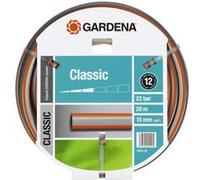 Tuyau d'arrosage Classic GARDENA - Longueur 20m - Ø15mm - Haute résistance pression 22 bar - Garantie 12 ans