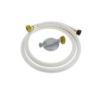 Tuyau gaz butane avec detendeur 1m50 validité 10 ans pour Barbecue,Cuisiniere, Plaque de cuisson ... 08164150B 90140 pour Cuisinière