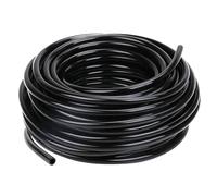 Tuyau Goutte à Goutte 4/6mm, Tuyau d'Arrosage, Micro Tuyau Jardin, Tuyau Arrosage Goutte à Goutte en PVC, pour Pelouses, Jardins, Irrigation Agricole (Noir, 30 m)
