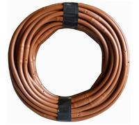 Jardibric - Tuyau Goutteurs Intégrés Pré-Percé Ø4x6mm - 15m, Débit de 2L/h à 1 Bar, Espacement de 15cm pour un Arrosage Précis et Efficace