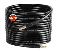 Tuyau haute pression 10/20 m pour Kärcher K2 K3 K4 K5 K6 K7 - Tuyau de nettoyeur haute pression avec raccord Quick-Connect - Accessoires de tuyau d'aspirateur haute pression - Pièces de rechange (20 m