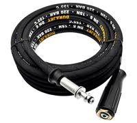 Tuyau haute pression - Convient pour Kärcher HD 5/12 C jusqu'à 2016 - Filetage intérieur M22 - Mandrin 14 mm - AVS rotatif 11 mm - 220 bar - DN6 - Jusqu'à 150 °C - Compatible avec pistolet Kärcher